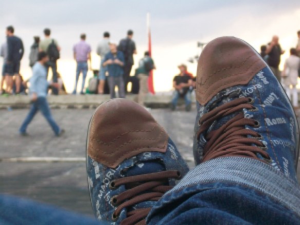My Shoes - on the Ataturk Kultur Merkezi roof 02.06.2013